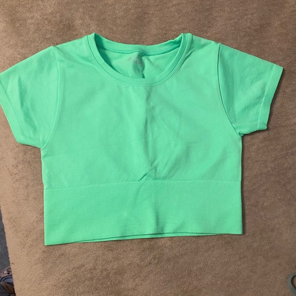 Aerie Olive Green Crop Top bundle. 5 tops - Picture 11 of 15